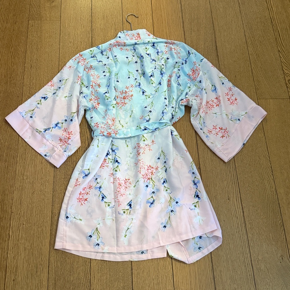 Jonquil In Bloom Floral Robe Size XS-S - Picture 4 of 6